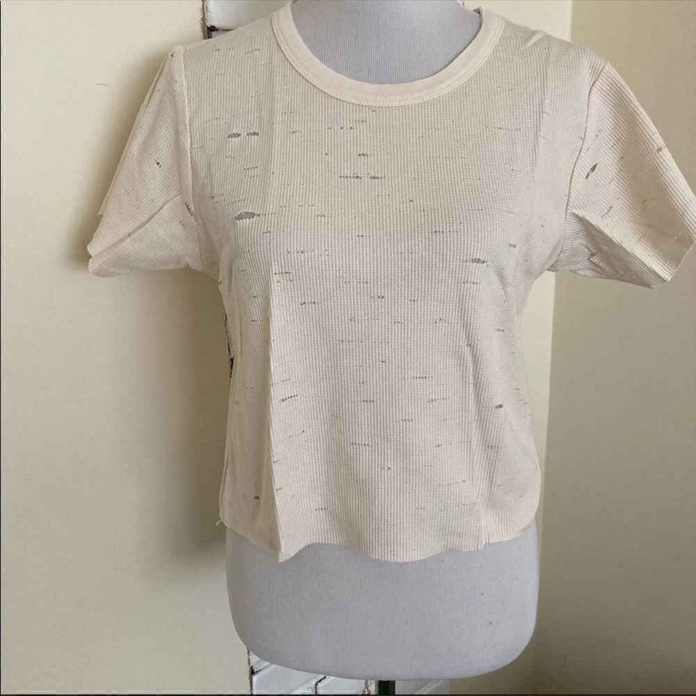 Buckle crop top NWT XL